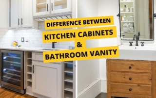 difference between kitchen cabinet and bathroom vanity